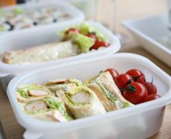 遠足での親子弁当