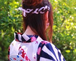 浴衣に合う髪型