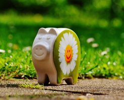 夏休みの貯金箱作り