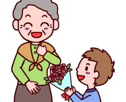 敬老の日の花