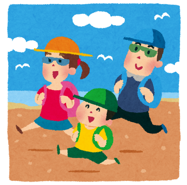 海水浴での子連れ持ち物リスト