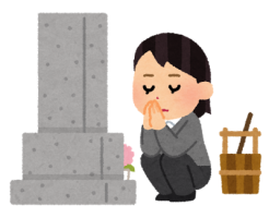 年末時期のお墓参り