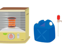灯油を使った石油ストーブを消したときの臭いの原因とは？